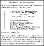 eine Anzeige