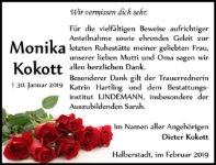 eine Anzeige
